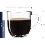 thumbnail: Leonardo Koffieglazen Napoli 280 ml - 6 stuks