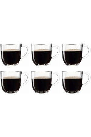 Koffieglazen Napoli 280 ml - 6 stuks