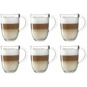 thumbnail: Leonardo Latte Macchiato Glazen - Napoli 380 ml - 6 stuks - Hittebestendig