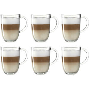 thee / koffieglas, Latte Macchiato Glazen Napoli (set van 6)