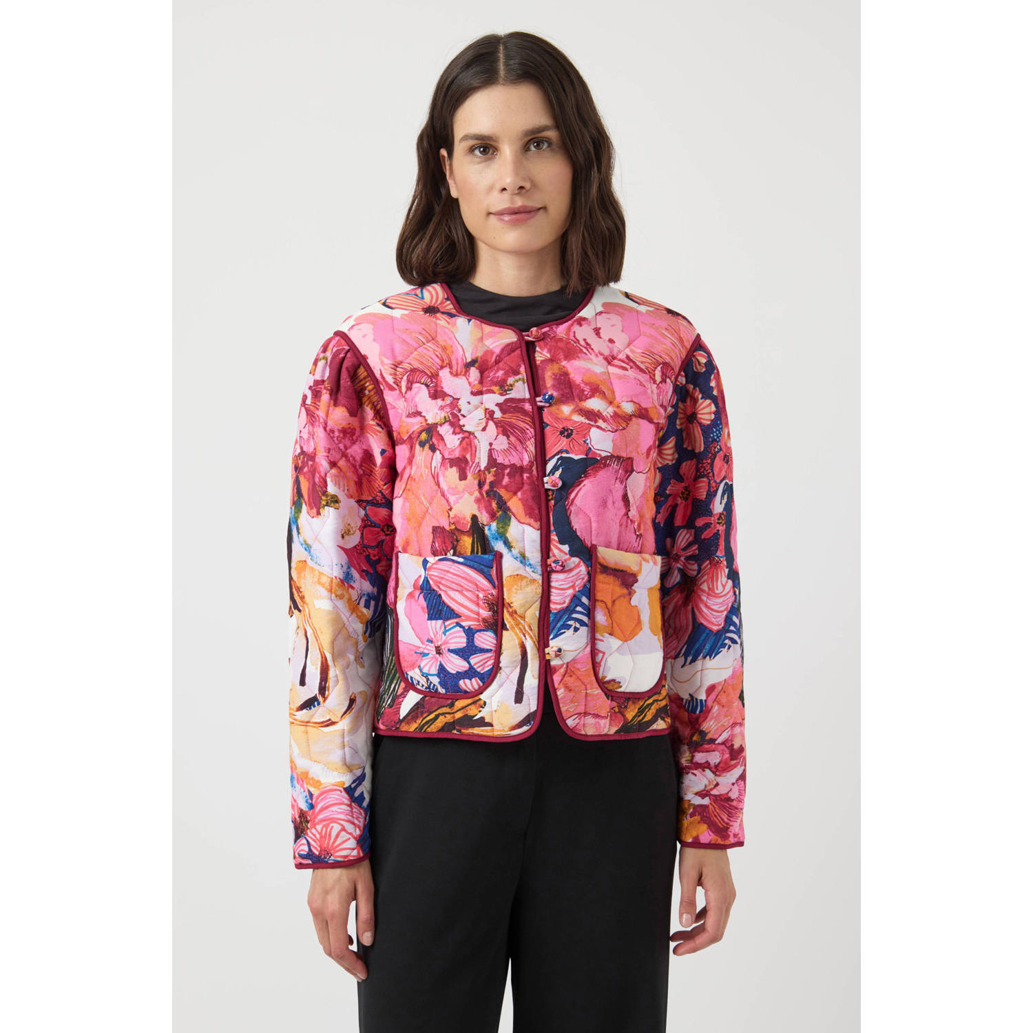 Y.A.S jack quilted paars