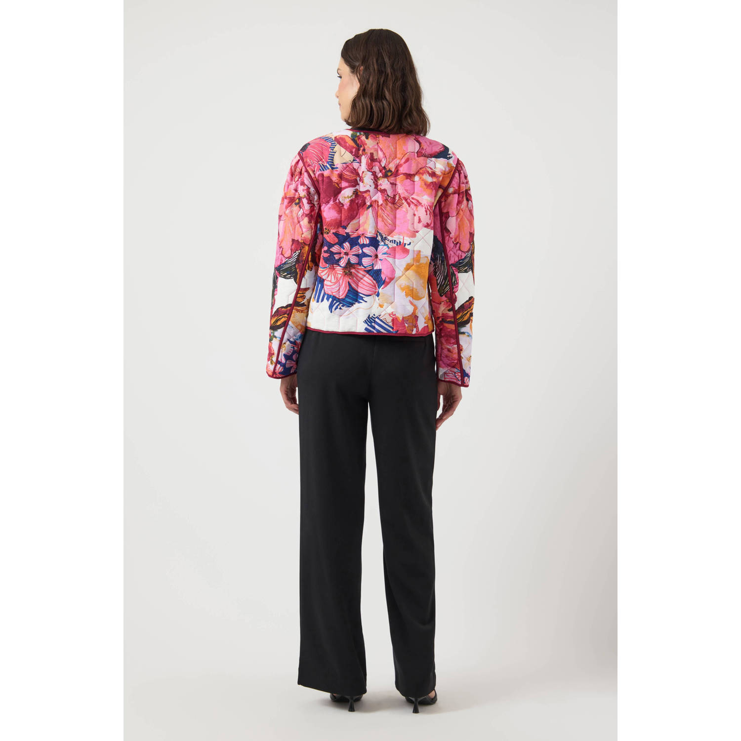 Y.A.S jack quilted paars
