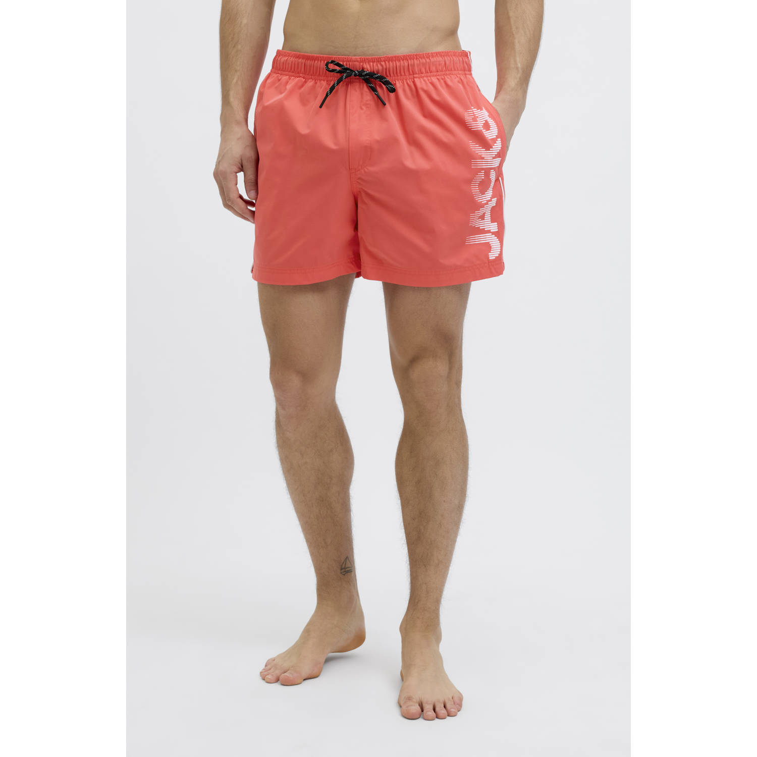 JACK & JONES PANTS STUDIO zwemshort JPSTMAIU koraalrood