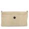 Manfield suede crossbody tas beige