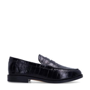 lakleren loafers zwart