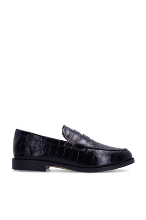 lakleren loafers zwart