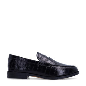 lakleren loafers zwart