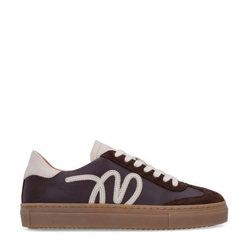 Manfield suède sneakers bruin afbeelding