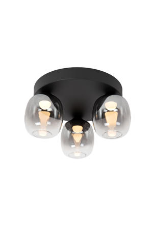 TAMINO - Plafonnière - LED Dimb. - 3x5,6W 3000K - Zwart TAMINO