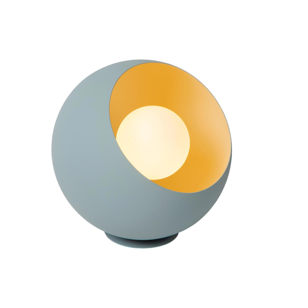 Lucide DOREDOS - Tafellamp - Ø 20 cm - 1xE27 - Pastel blauw