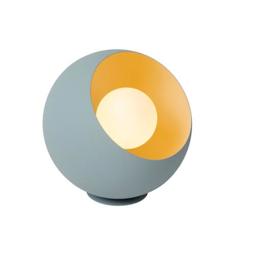 Lucide DOREDOS - Tafellamp - Ø 20 cm - 1xE27 - Pastel blauw afbeelding