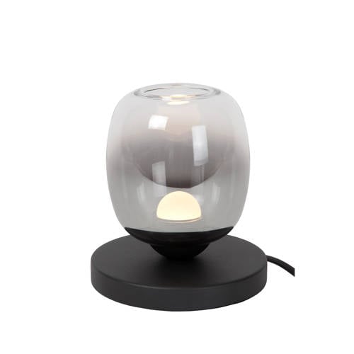 Lucide TAMINO - Tafellamp - Ø 15 cm - LED - 1x6W 3000K - Zwart afbeelding