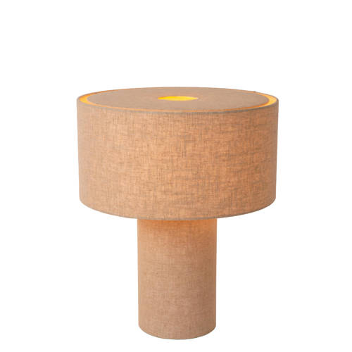 Lucide LEEROY - Tafellamp - 1xE27 - Taupe afbeelding