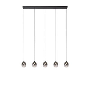 TAMINO - Hanglamp - LED Dimb. - 5x5,6W 3000K - Zwart
