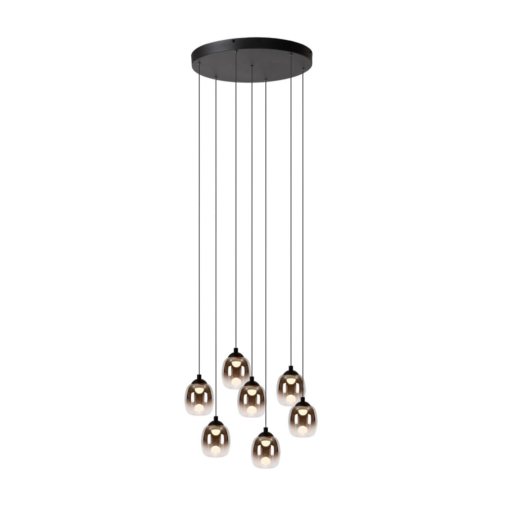 Lucide TAMINO - Hanglamp - Ø 52 cm - LED Dimb. - 7x7W 3000K