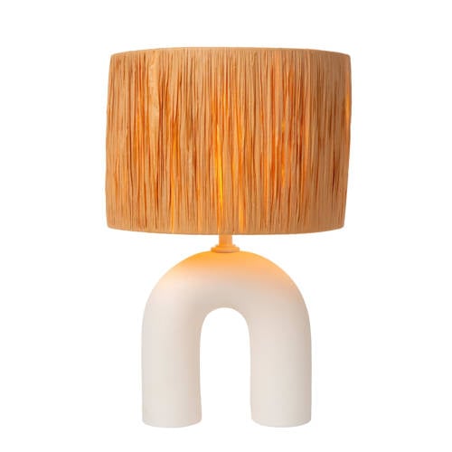 Lucide RONDA - Tafellamp - 1xE27 - Wit afbeelding
