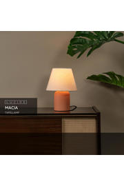 thumbnail: Lucide MACIA - Tafellamp - 1xE14 - Terracotta