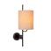 Lucide MAGIC - Wandlamp - 1xE27 - Met USB oplaadpunt - Zwart