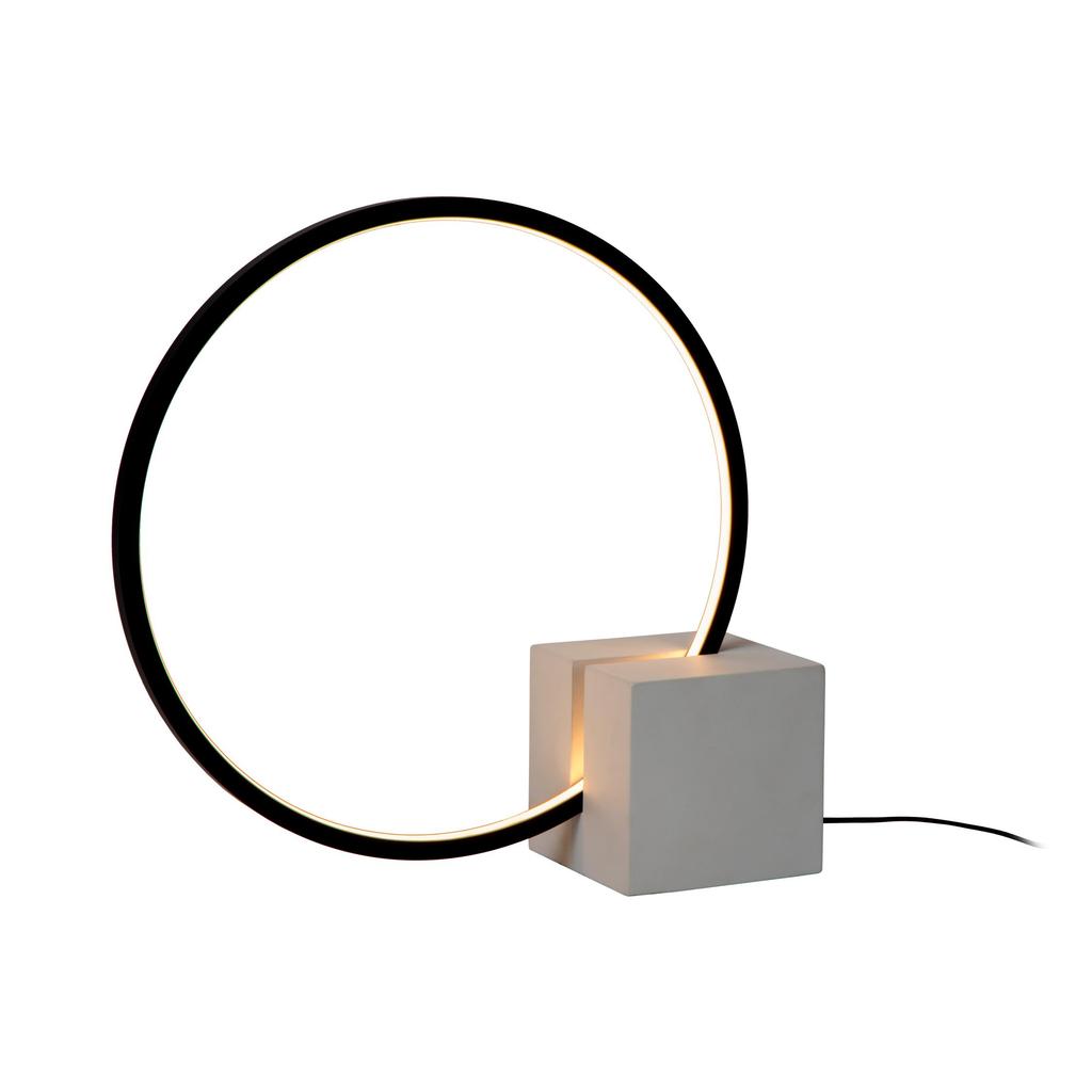 Lucide CIRKELIS - Tafellamp - Ø 32 cm - LED Dimb. - 1x6W 300