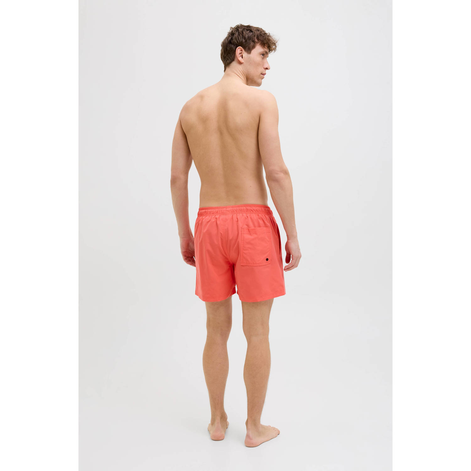JACK & JONES PANTS STUDIO zwemshort JPSTMAUI koraalrood