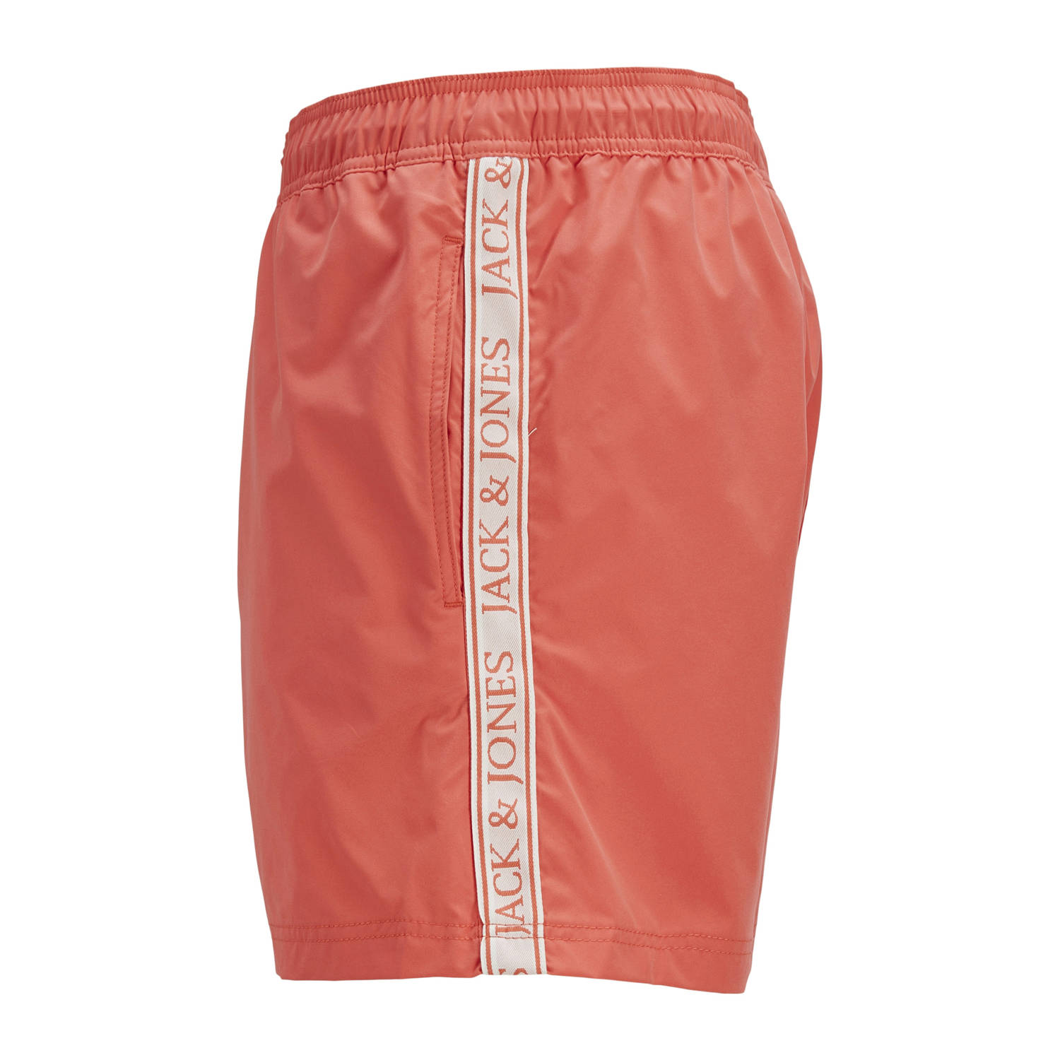 JACK & JONES PANTS STUDIO zwemshort JPSTMAUI koraalrood
