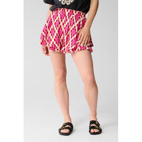 Shoeby regular high waist casual short roze afbeelding