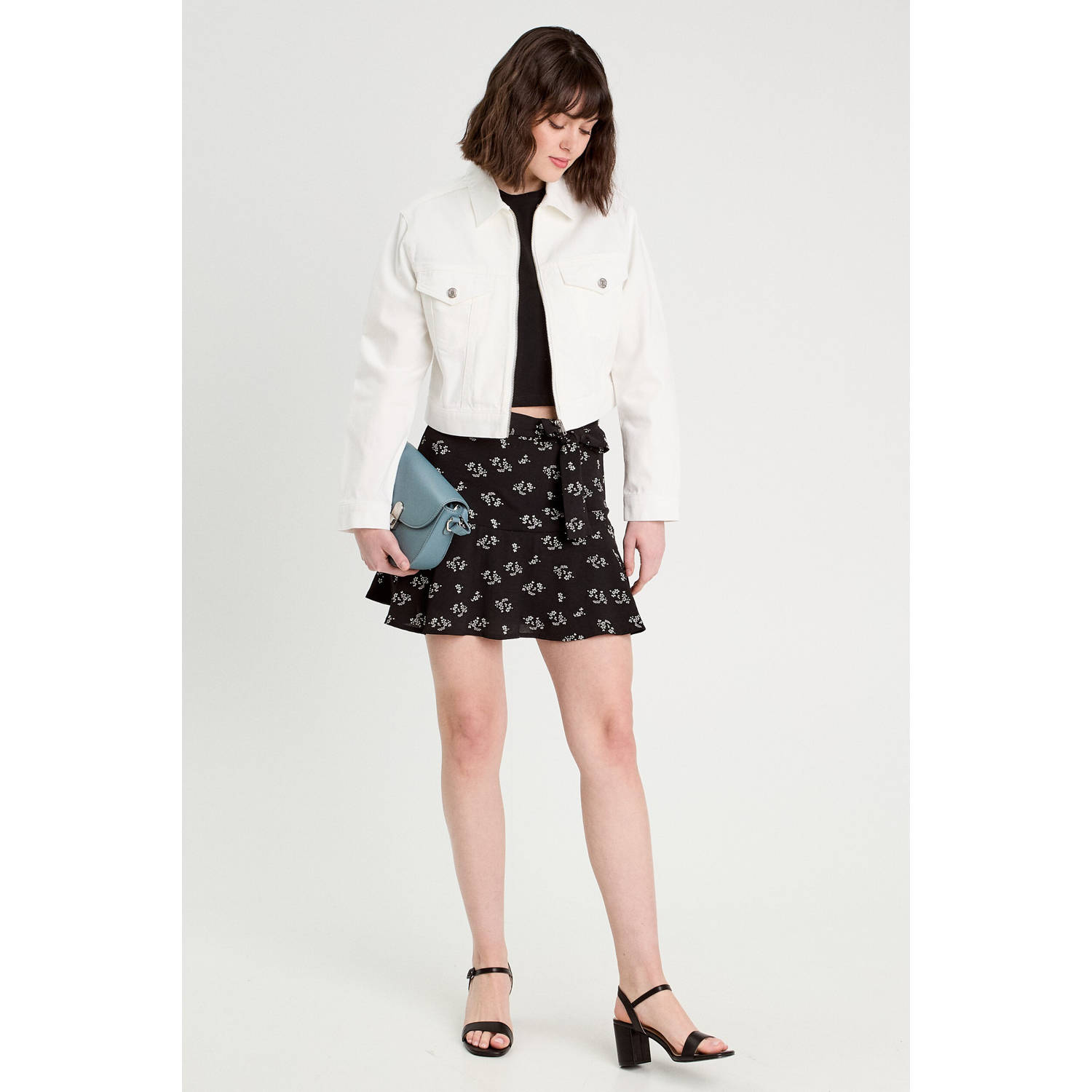 Cache mini rok zwart