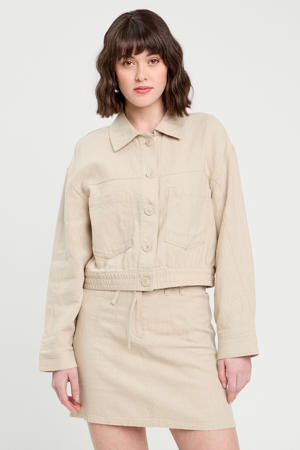 linnen jasje beige