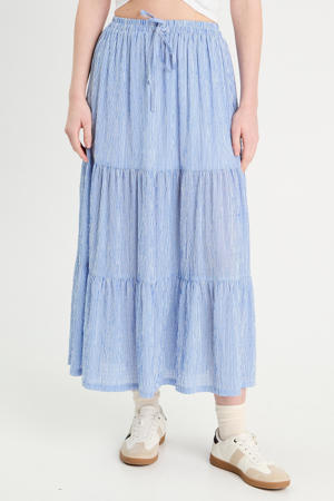 midi rok blauw