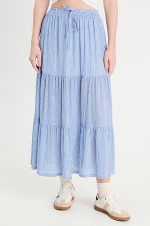 midi rok blauw
