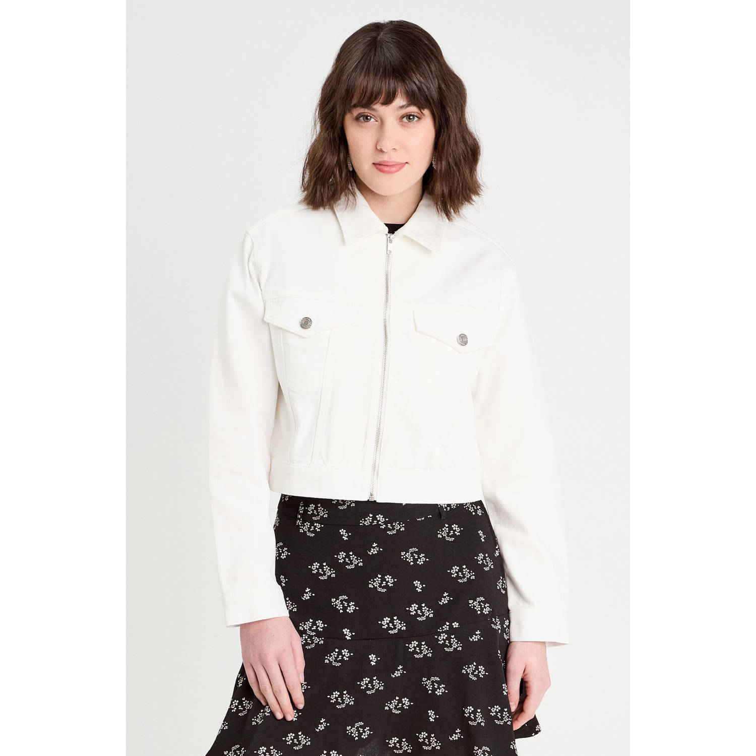 Cache denim spijkerjas ecru