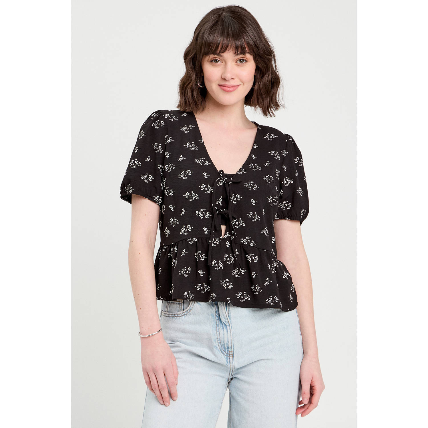 Cache top zwart