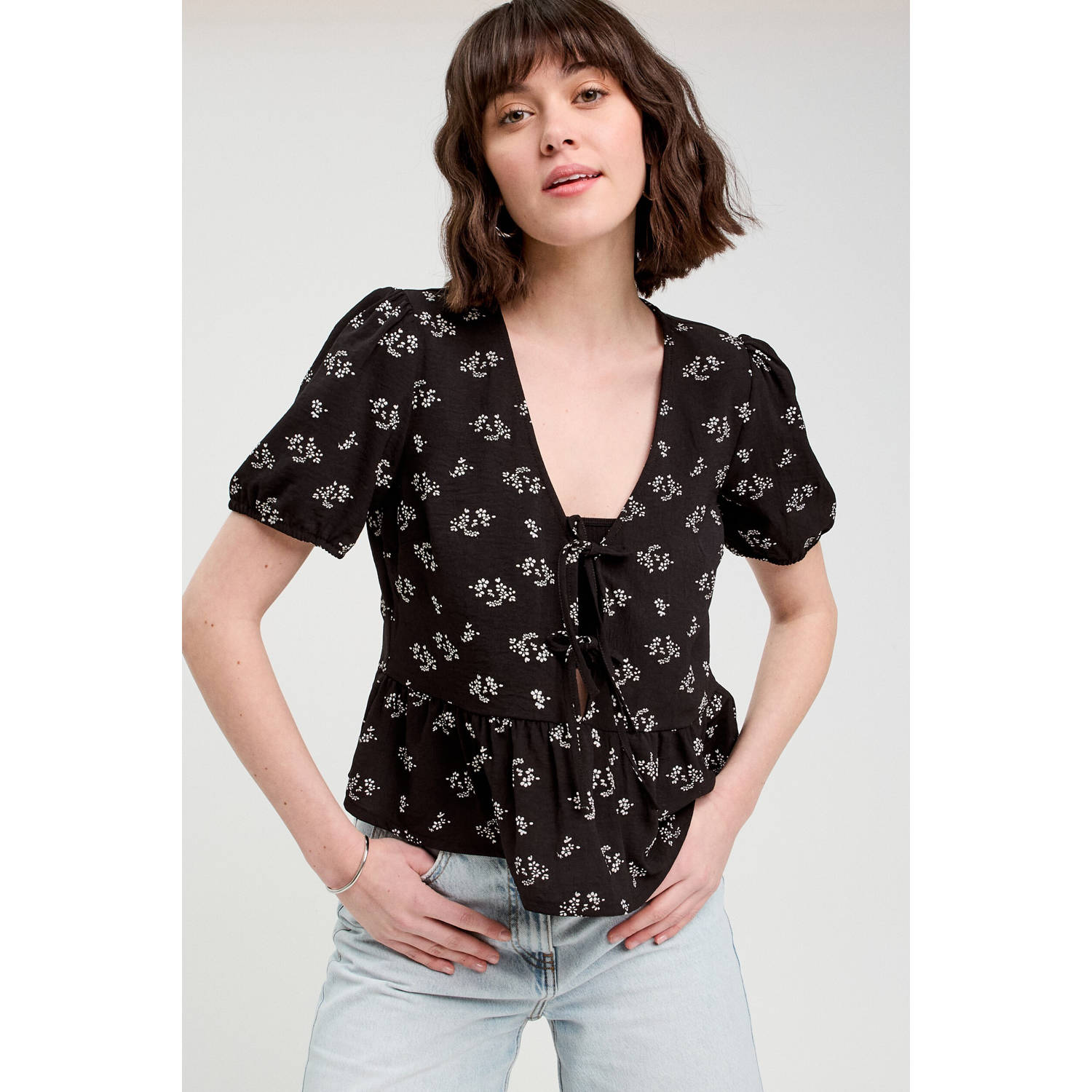 Cache top zwart