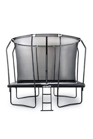 Premium Rechthoekige Trampoline met Veiligheidsnet - Gratis trap 183 x 274 x 245 cm