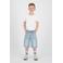 Vingino relaxed denim short light blue denim