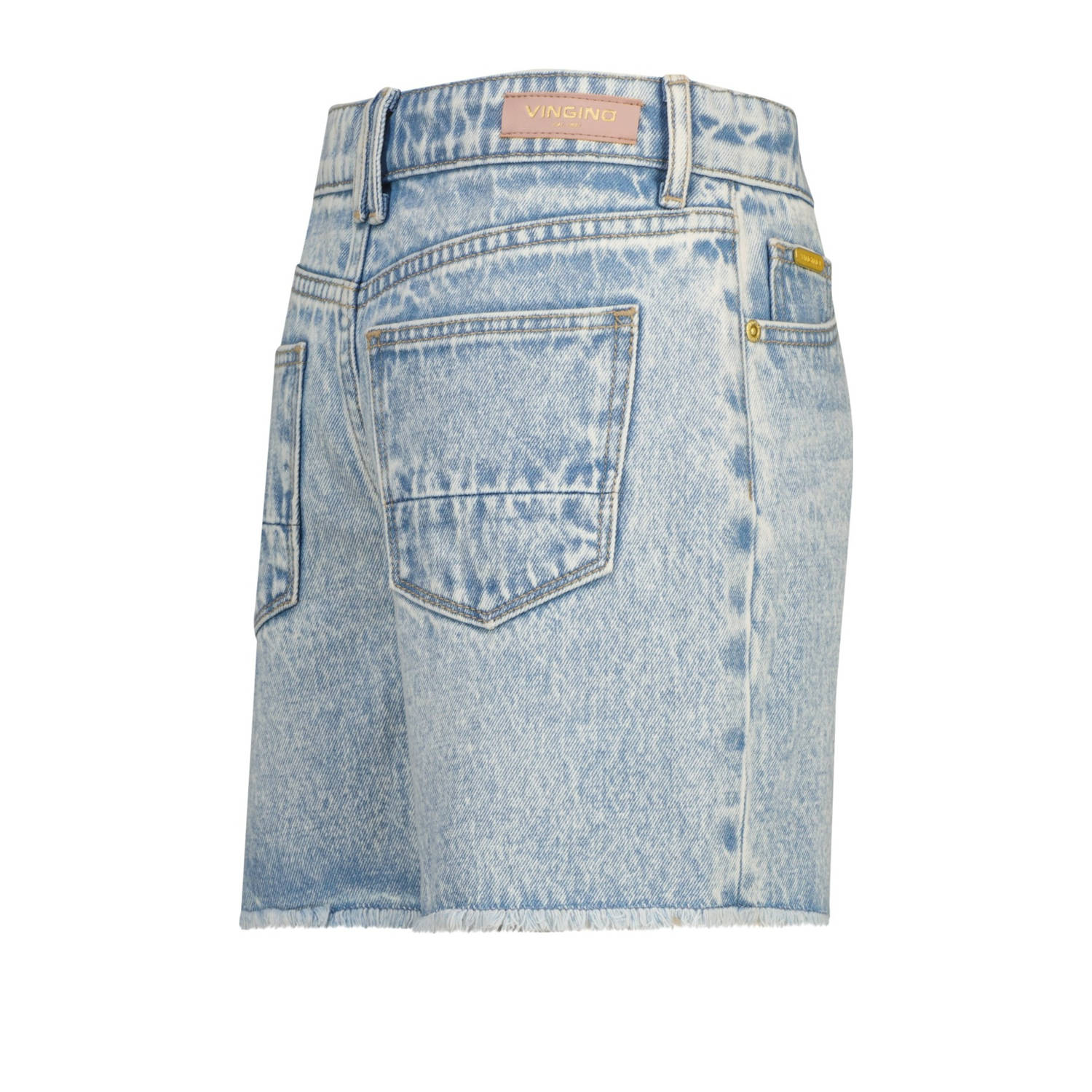 Vingino relaxed denim short light blue denim