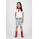 Vingino relaxed denim short light blue denim