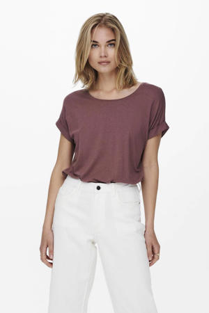 T-shirt roodbruin