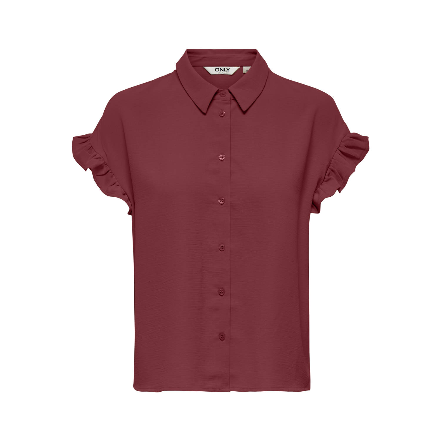 ONLY blouse roodbruin