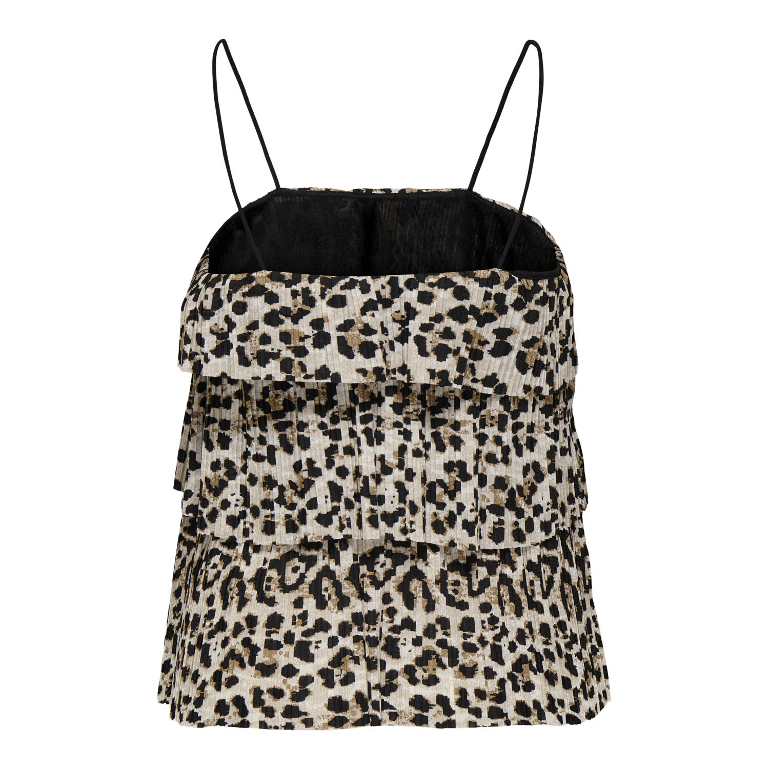 ONLY singlet bruin gebreid