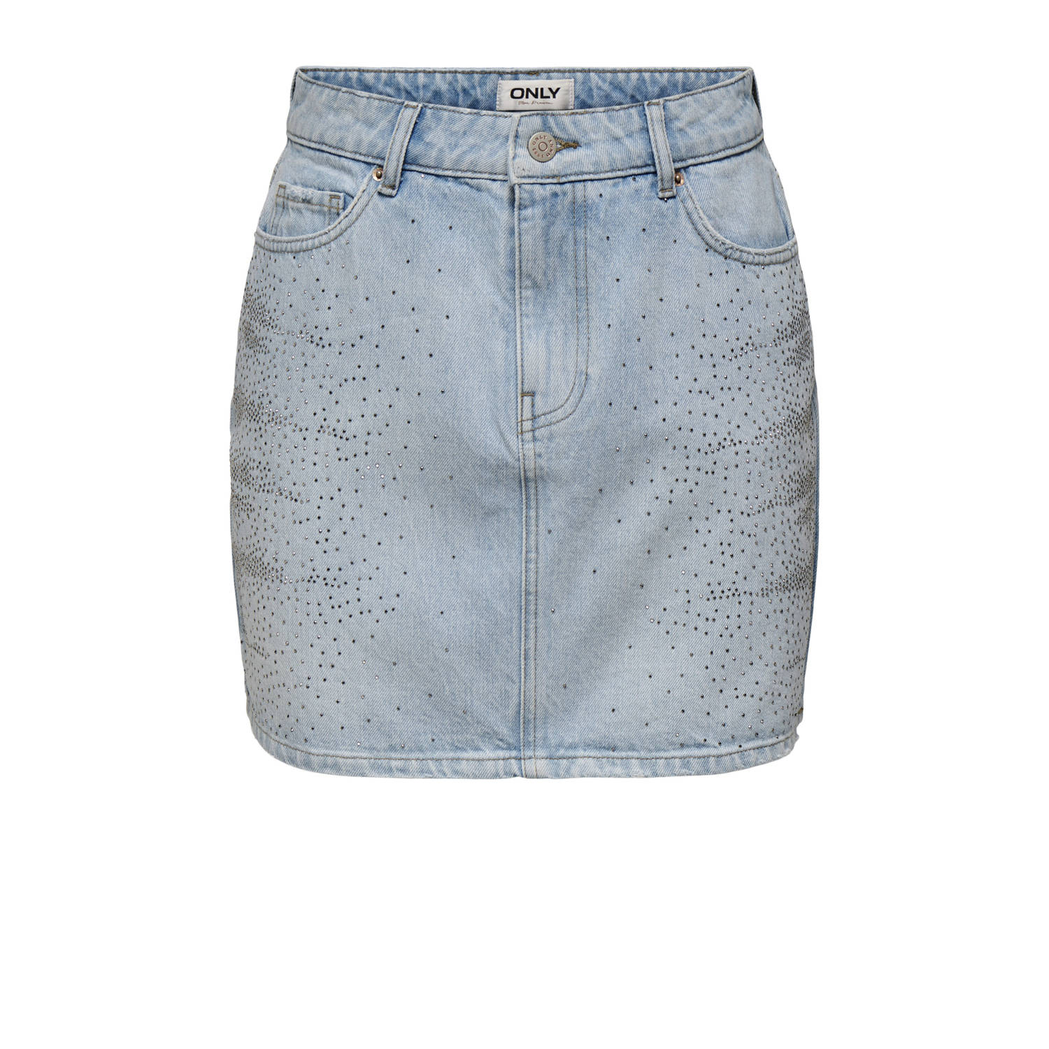 ONLY spijkerrok light blue denim