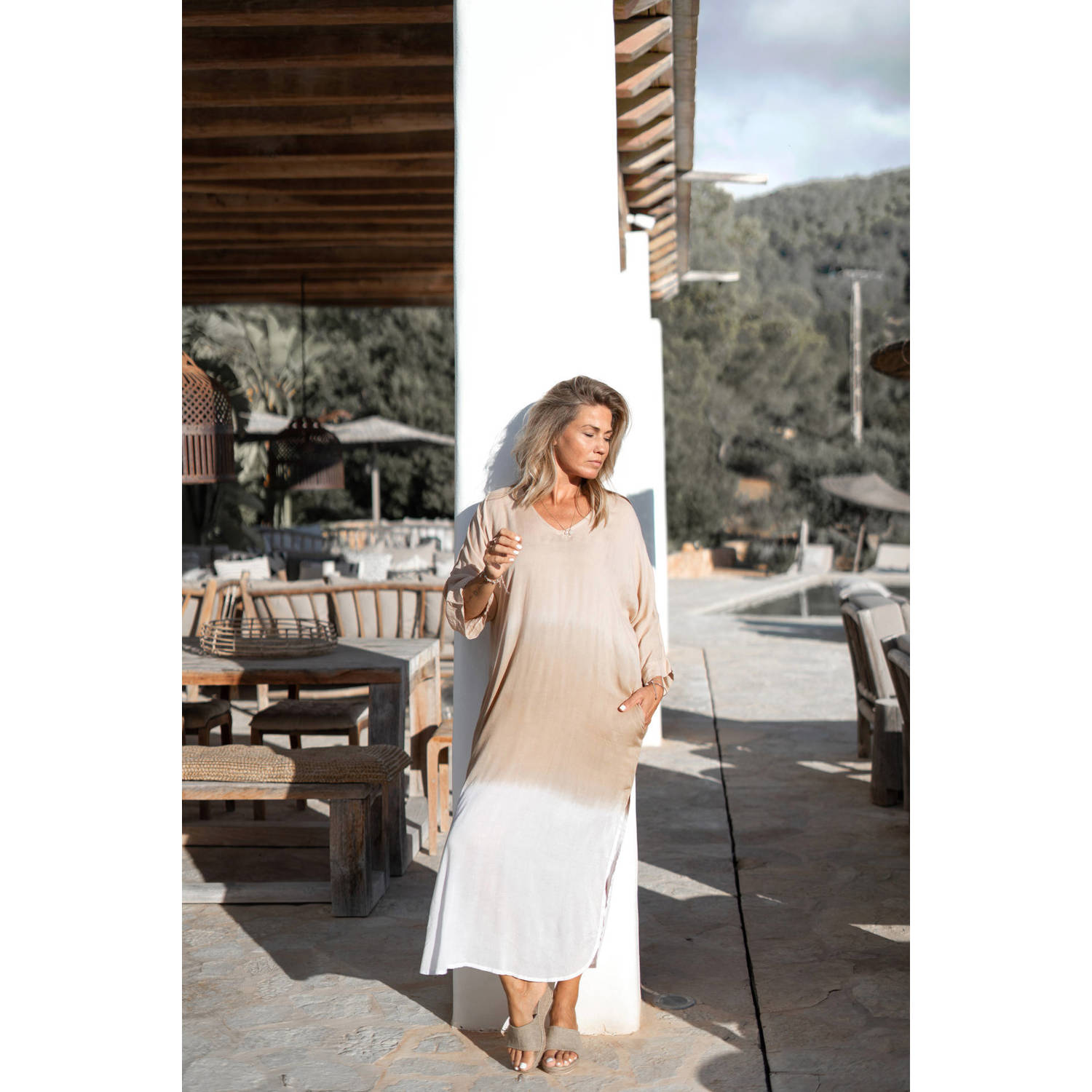 IBZmode maxi jurk wit