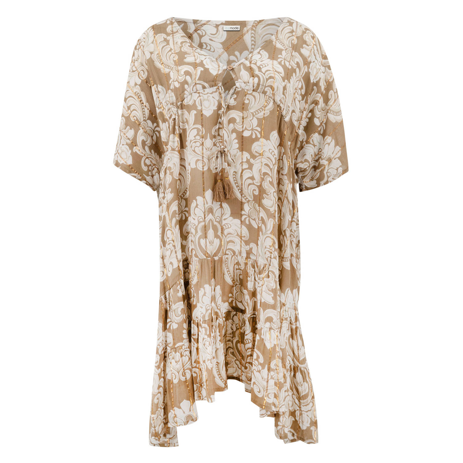 IBZmode zomerjurk bruin
