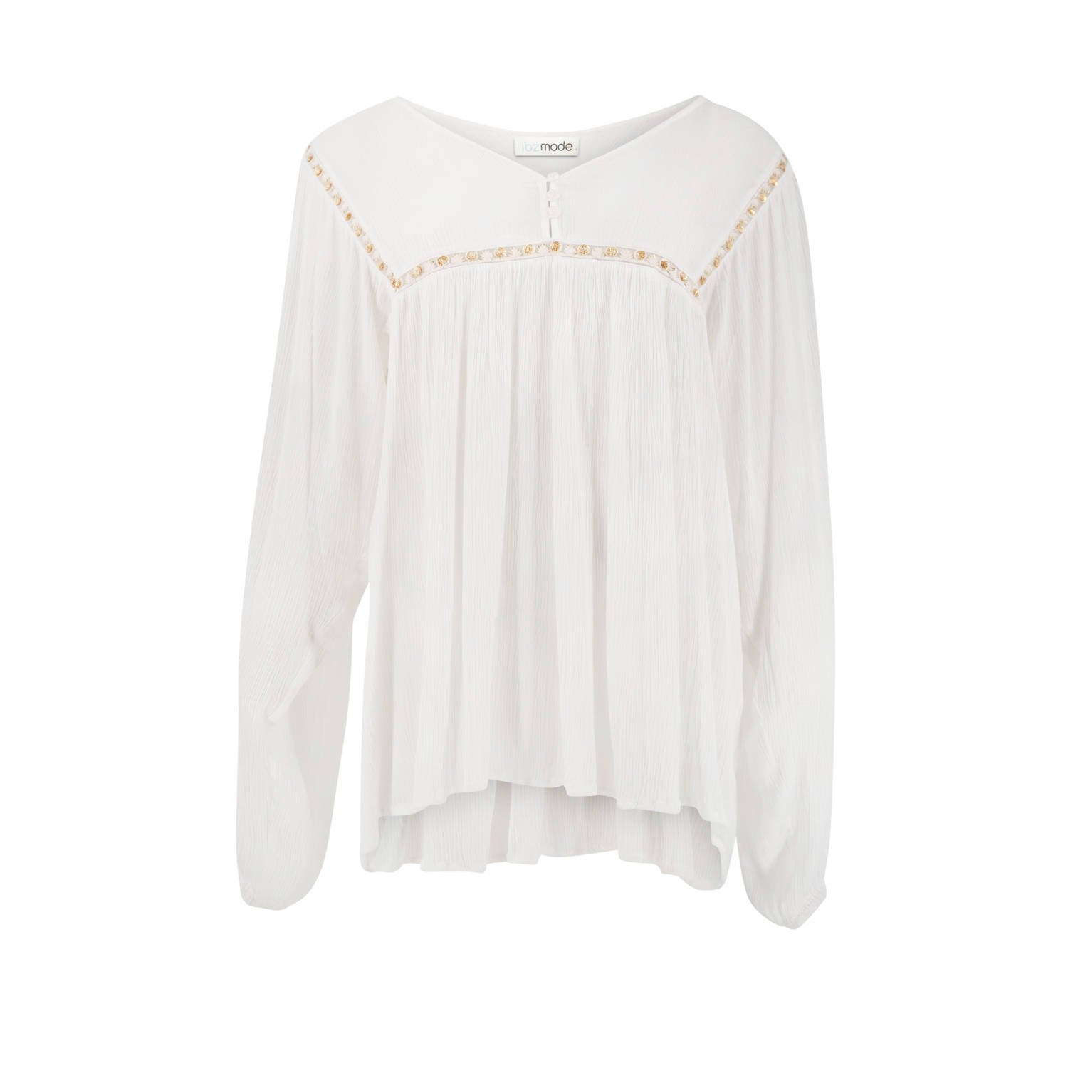 IBZmode blousetop wit met glitter