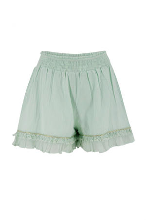 relaxed regular waist casual short mintgroen