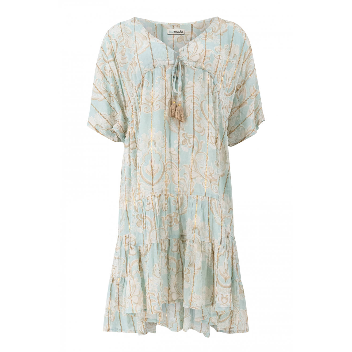 IBZmode zomerjurk blauw