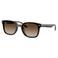 Ray-Ban zonnebril met tortoise print 0RB4461D bruin