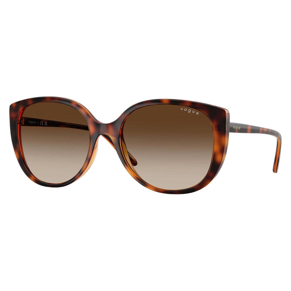 Vogue Eyewear zonnebril met tortoise print 0VO5623S bruin