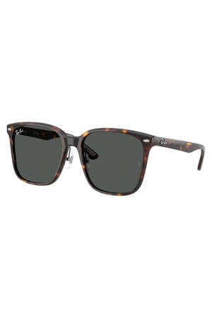 zonnebril met tortoise print 0RB2206D bruin