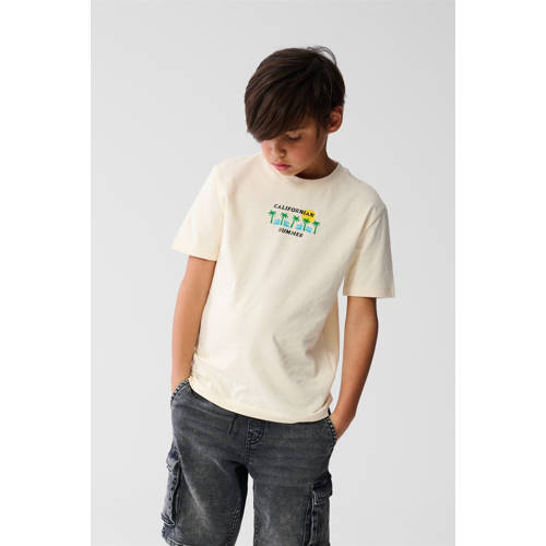 Shoeby regular T-shirt beige afbeelding